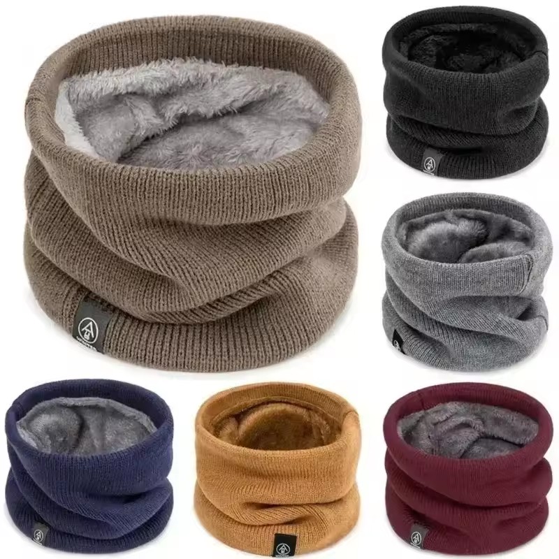 Muffler Men Wool - Syal Rajut Wanita Fashion, Bahan Seperti