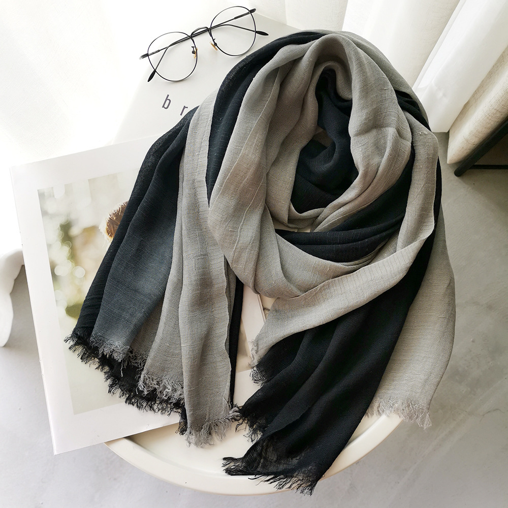 Bandana Cotton - Syal Linen Katun Uniseks Gaya Jepang