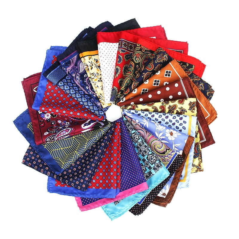 Pocket Square Set - Baru Fashion Pria Saputangan Saku Populer