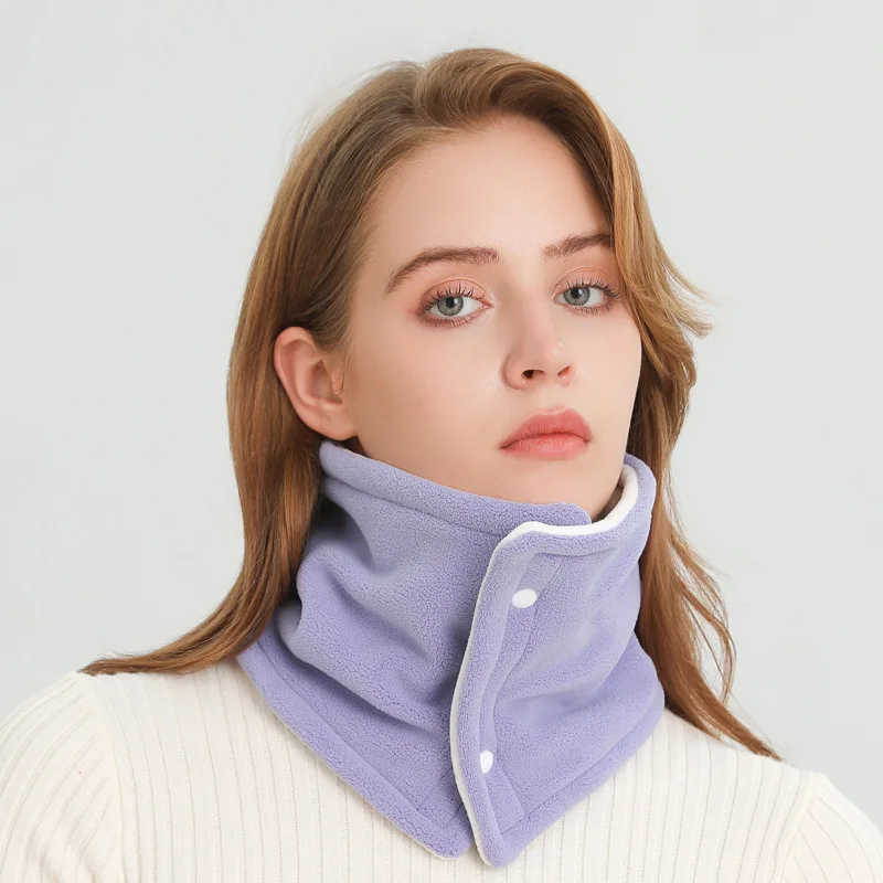 Infinity Scarf Knit - Syal leher tebal mewah wanita pria