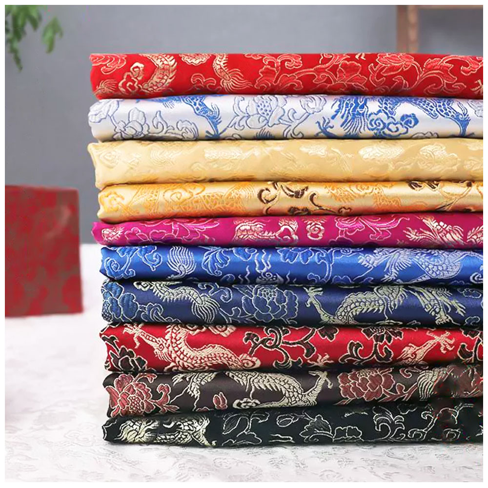 Silk Tie Striped - Bahan Kimono Cheongsam kostum pola naga