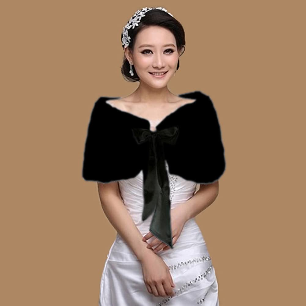 Syal bulu palsu pernikahan pen - Stole Wedding Shawl ulasan dan harga