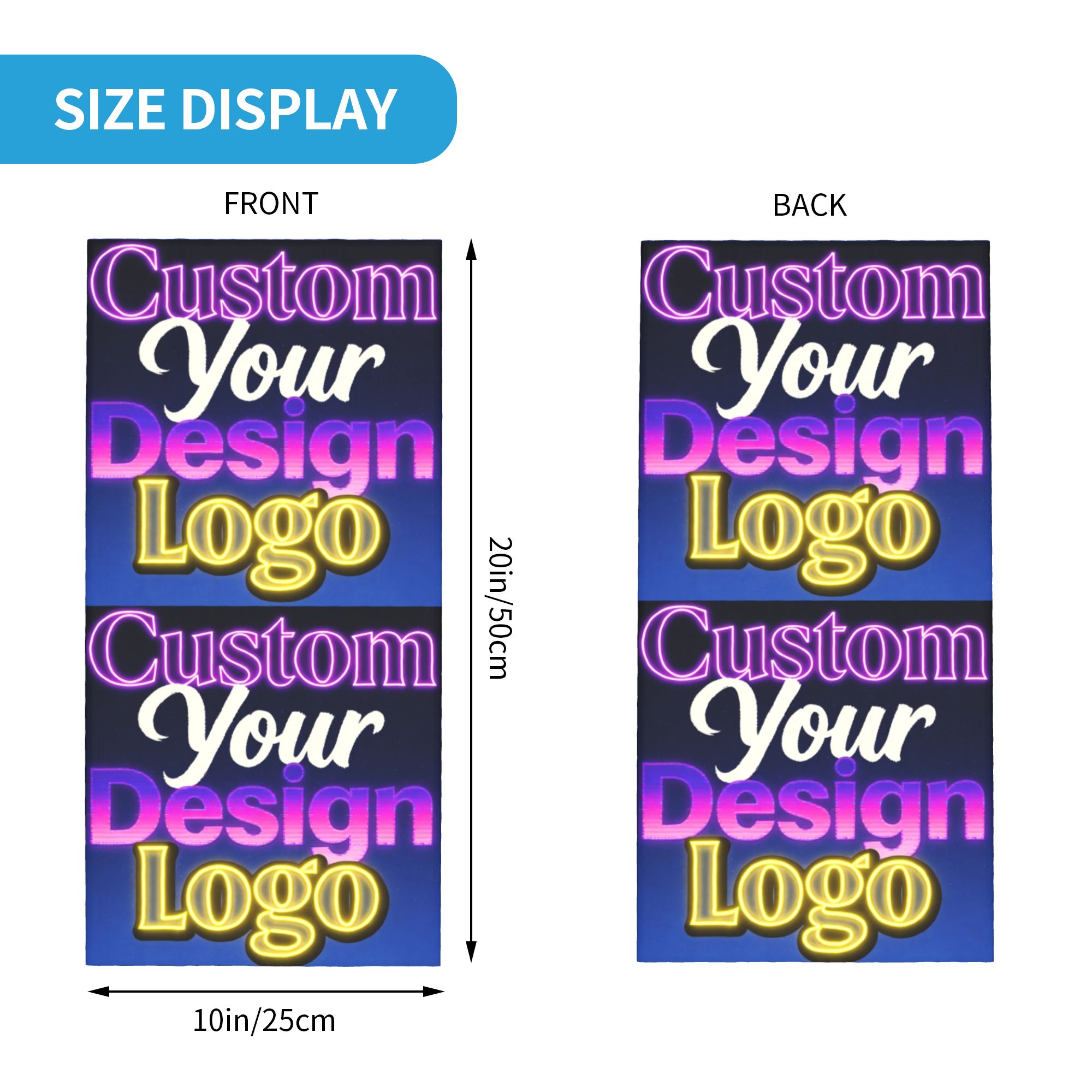 Bandana Desain Kustom Logo And - Neck Warmer Tube ulasan dan harga
