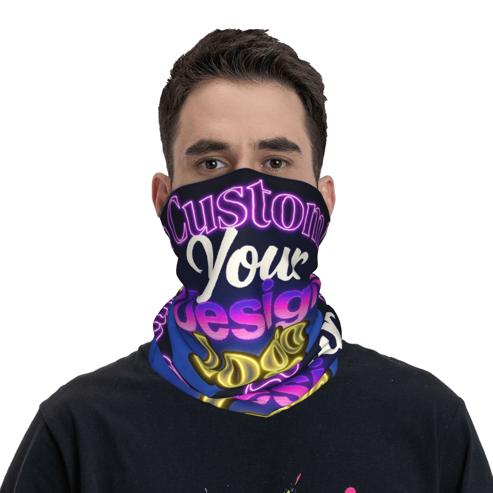 Bandana Desain Kustom Logo And - Neck Warmer Tube ulasan dan harga