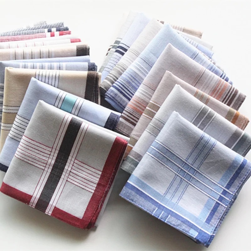 Sapu Tangan Katun 100% Motif K - Handkerchief Cotton Men ulasan dan harga