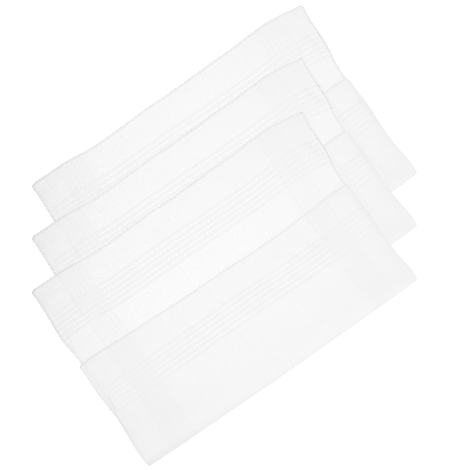 3Pcs Sapu Tangan Putih Murni,  - Handkerchief Cotton Men ulasan dan harga