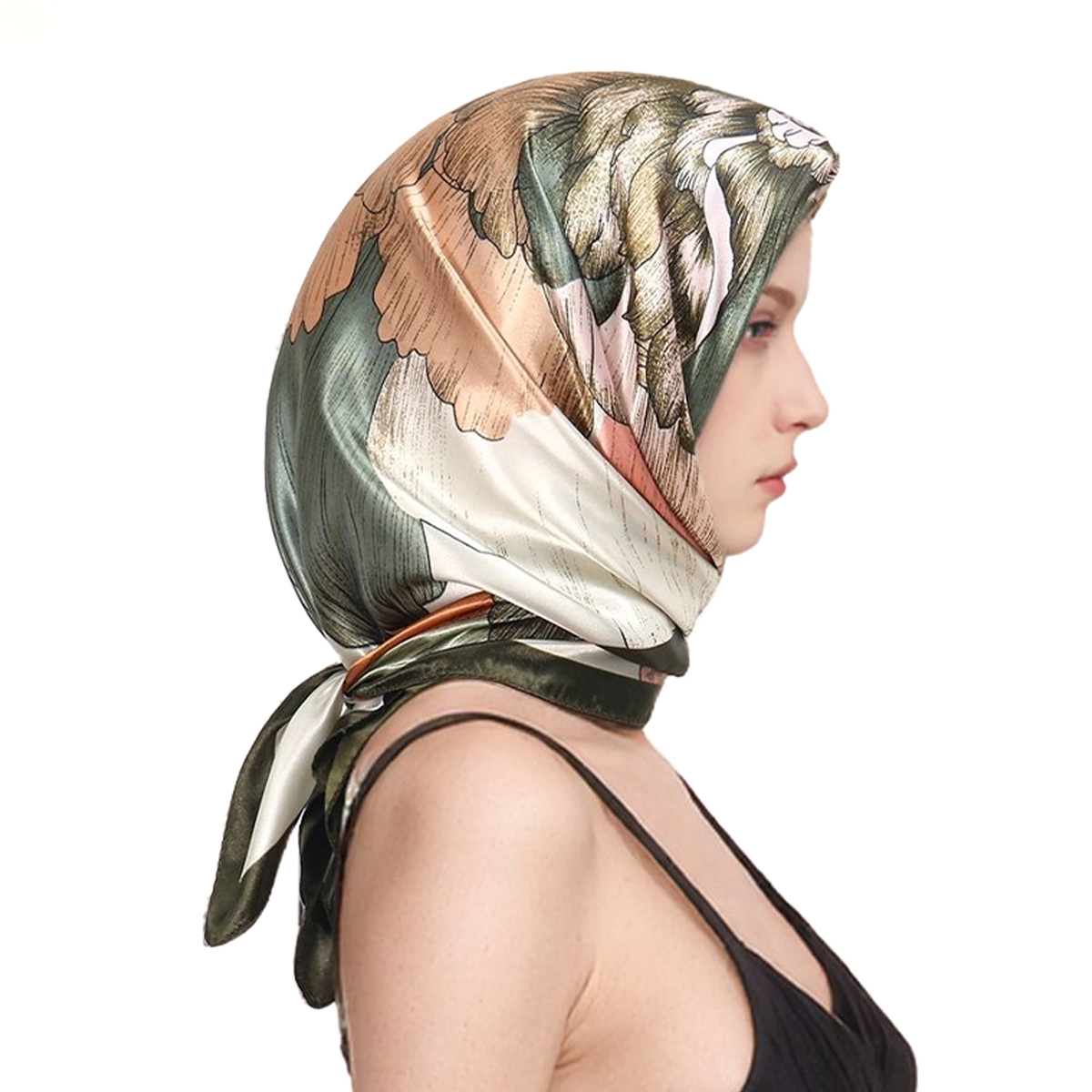 Syal Persegi Sutra Satin 90*90 - Scarf Silk Square ulasan dan harga