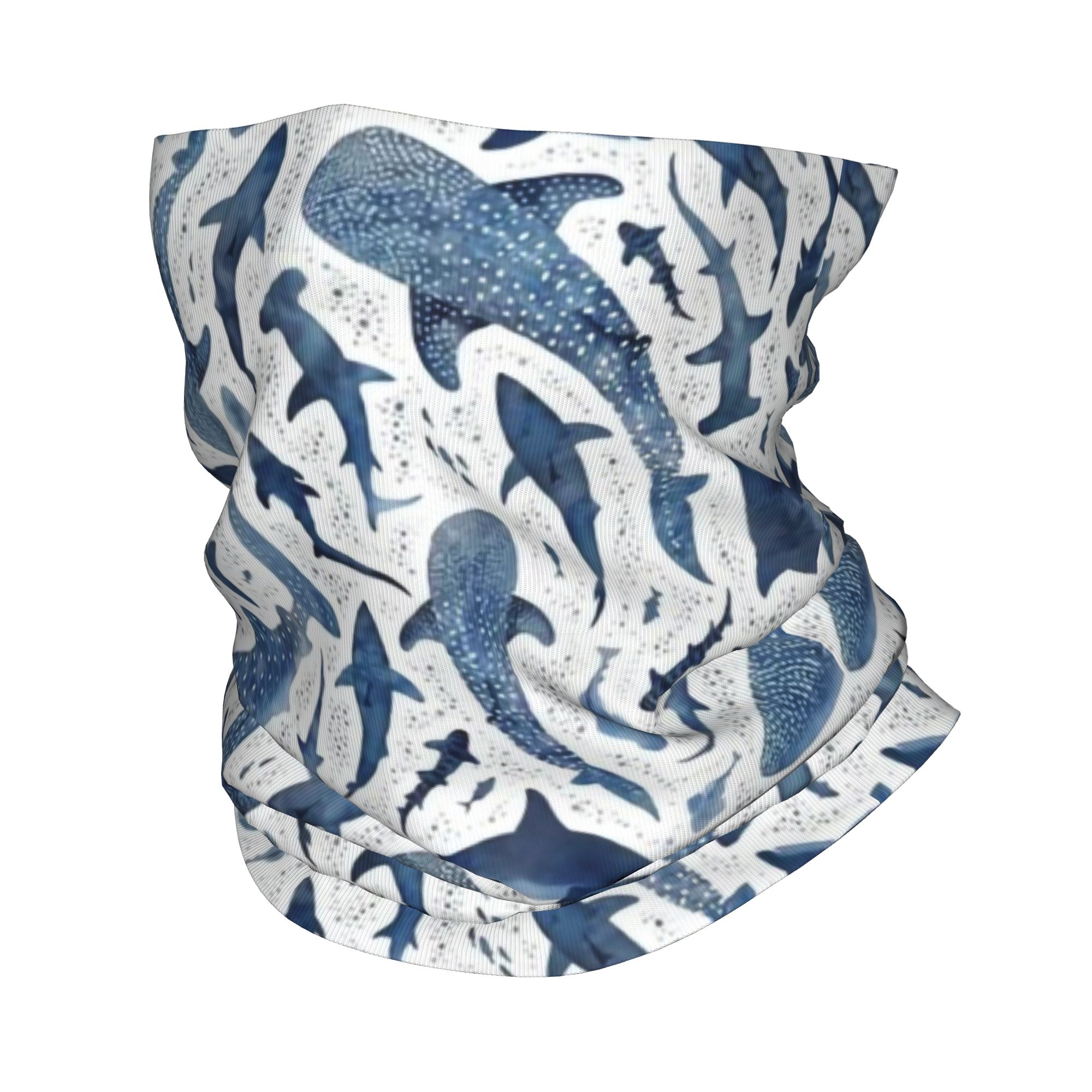 Bandana Leher Motif Hiu Warna  - Neck Warmer Tube ulasan dan harga