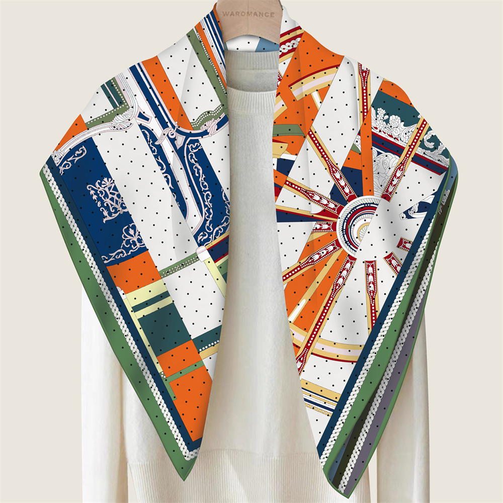 POBING syal sutra Twill gulung - Scarf Silk Square ulasan dan harga